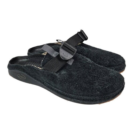Chaco Shoes - Chaco Paonia Black Suede Clog 10 JCH108934